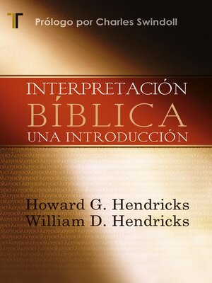 cover image of Interpretación Bíblica